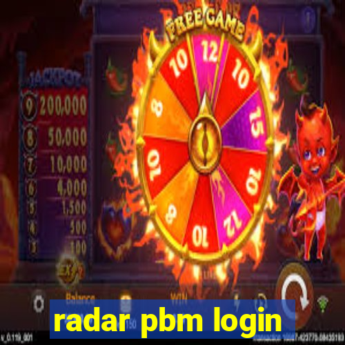 radar pbm login